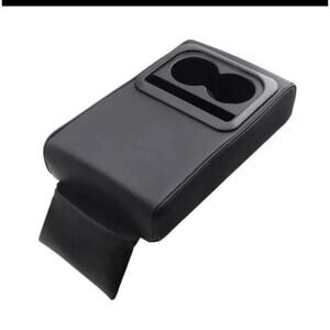 Car Armrest Box Cushion Pad Auto Center Console Cover With Cup Holder Storage